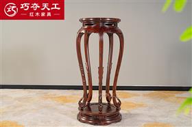五足梅花面香几